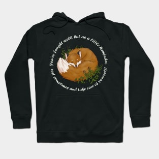 Sleeping red fox Hoodie